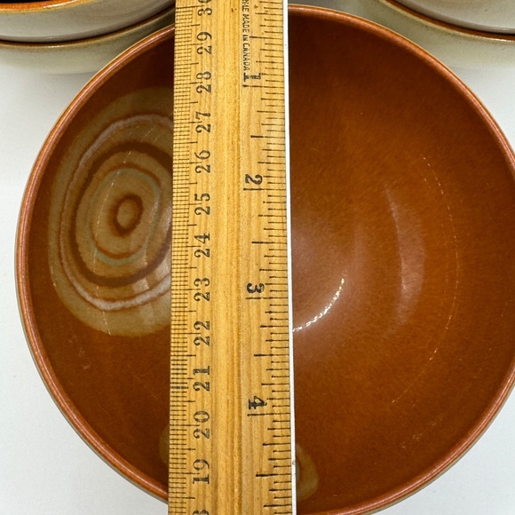 Denby English Stoneware 5" Fire Chilli Rice Bowl. - Picture 5 of 6